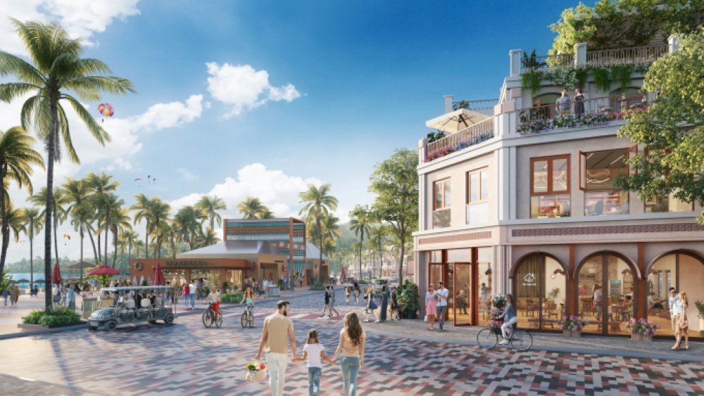 Khu phố thương mại tại SunGroup Cát Bà – Tâm điểm phồn vinh bên bờ biển đảo ngọc