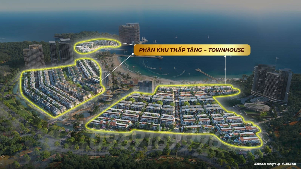 Phân khu thấp tầng tại SunGroup Cát Bà – Trục kiến trúc di sản và không gian sống đặc quyền